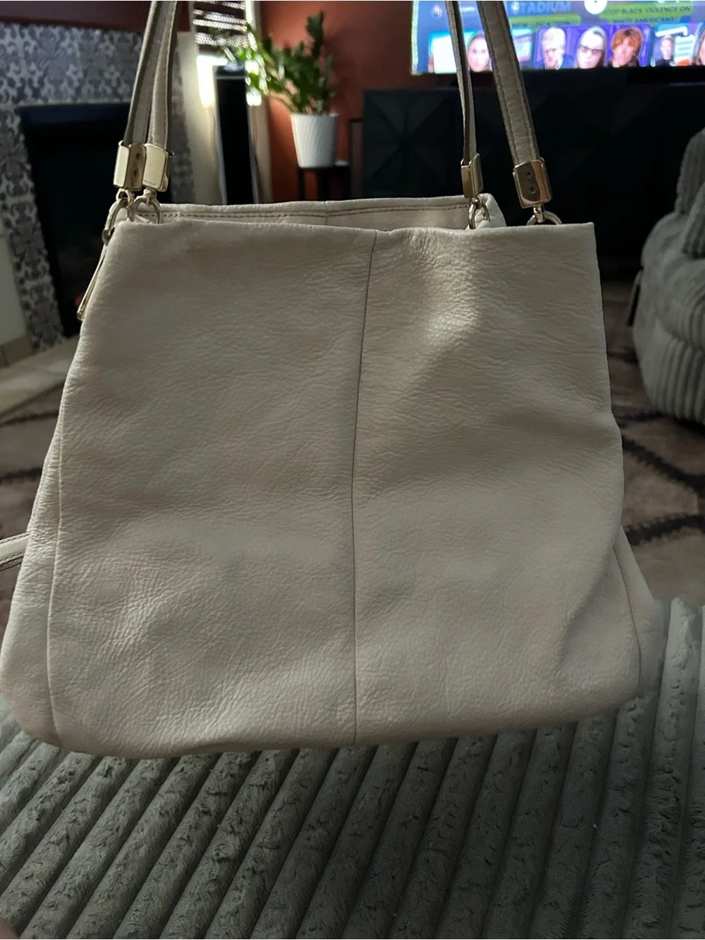 vintage leather coach bag
